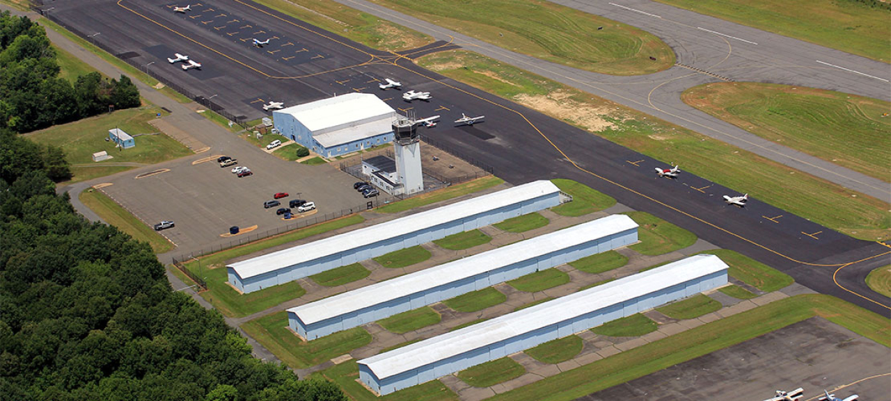 mod Manassas Regional Airport aerial