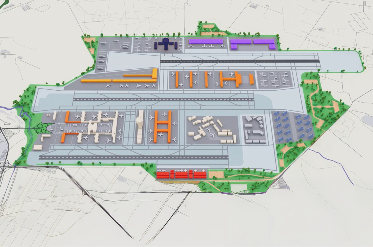 mod SCL Santiago 3 runway expansion