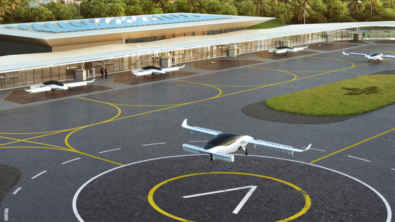 The vertiports markets is growing. 