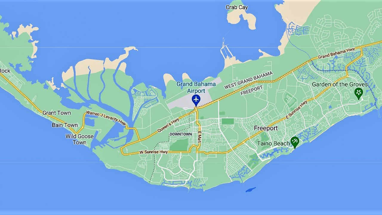 mod bahamas freeport map
